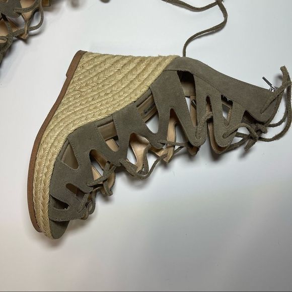 STEVE Madden Gladiator Espadrilles Size 10 - Picture 2 of 6
